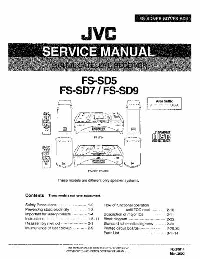 JVC FS-SD5,7,9 S.M.